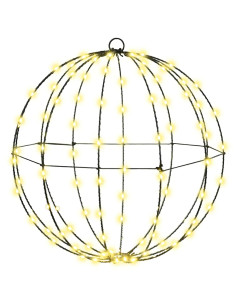 Palla Bianco caldo 40 x 40 x 42 cm Metallo 120 LED 2