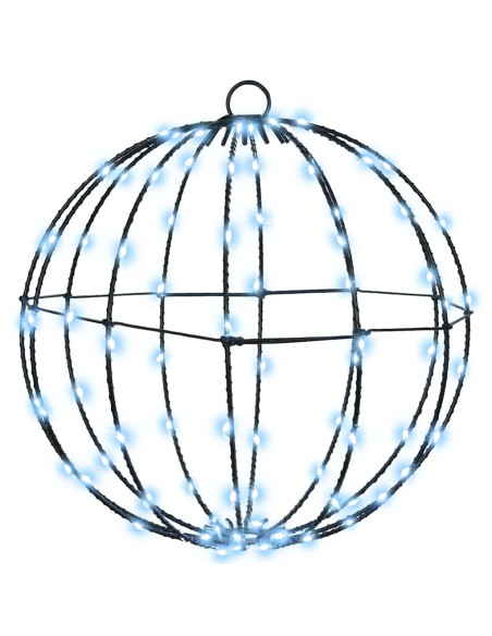 Palla con 96 LED Bianco freddo 30 cm Metallo Palla con 96 LED Bianco freddo 30 cm Metallo