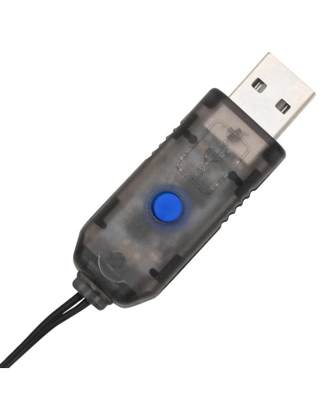 Palla con 120 LED Bianco freddo 40 cm Metallo Palla con 120 LED Bianco freddo 40 cm Metallo