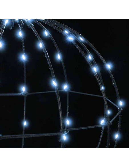 Palla con 192 LED Bianco freddo 60 cm Metallo Palla con 192 LED Bianco freddo 60 cm Metallo