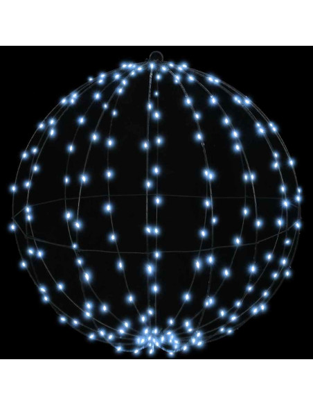 Palla con 192 LED Bianco freddo 60 cm Metallo Palla con 192 LED Bianco freddo 60 cm Metallo