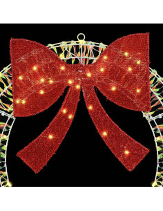 Ghirlanda con 60 LED Bianco caldo 75 cm PET