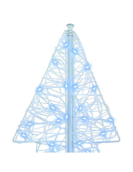 Albero di Natale con 240 LED Bianco Freddo 180 cm Acrilico Albero di Natale con 240 LED Bianco Freddo 180 cm Acrilico