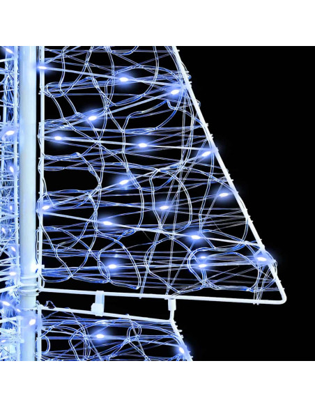 Albero di Natale con 240 LED Bianco Freddo 180 cm Acrilico Albero di Natale con 240 LED Bianco Freddo 180 cm Acrilico