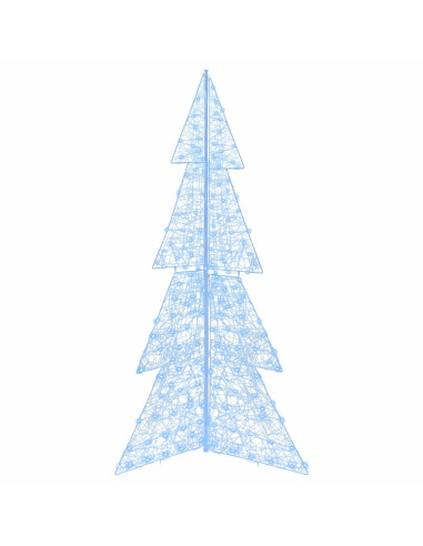 Albero di Natale con 240 LED Bianco Freddo 180 cm Acrilico