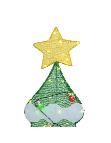 Albero di Natale Illuminato con 3 Scatole Regalo 2D Bianco Caldo Albero di Natale Illuminato con 3 Scatole Regalo 2D Bianco Caldo