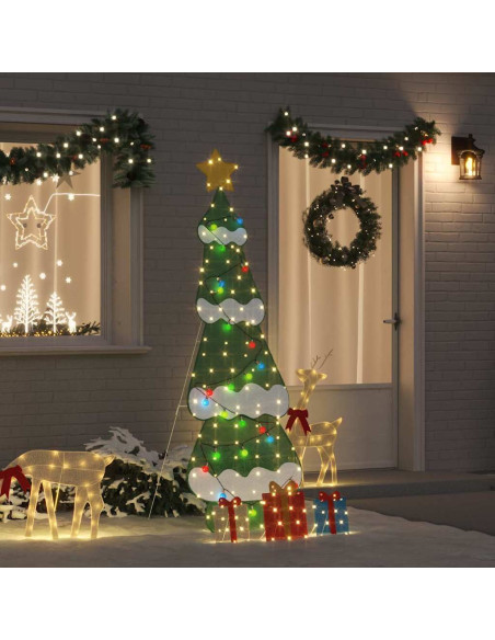 Albero di Natale Illuminato con 3 Scatole Regalo 2D Bianco Caldo Albero di Natale Illuminato con 3 Scatole Regalo 2D Bianco Caldo