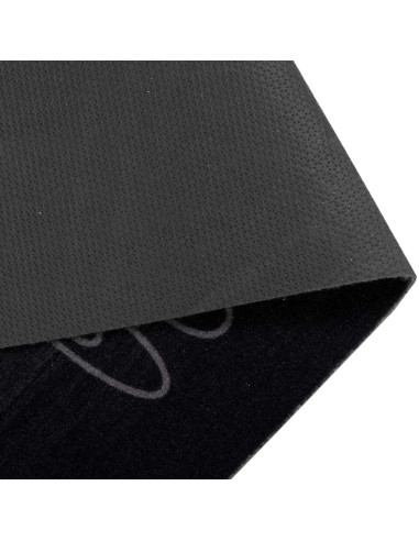 Tappeto da Cucina Posate Nero 300 x 60 cm Velluto