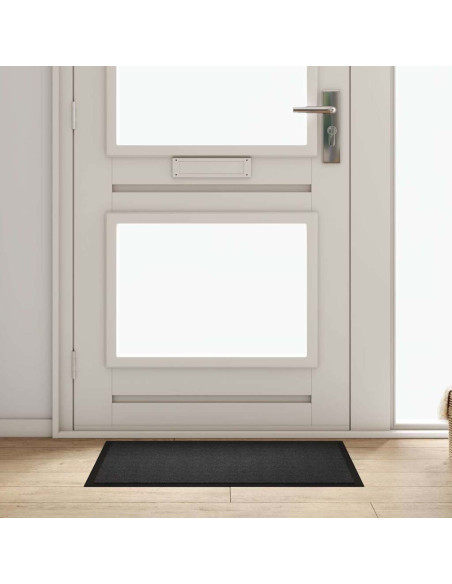 Tappetino Antracite 60 x 40 x 1.2 cm Tessuto Teddy