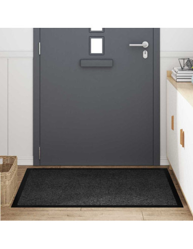 Tappetino Antracite 60 x 40 x 1.2 cm Tessuto Teddy