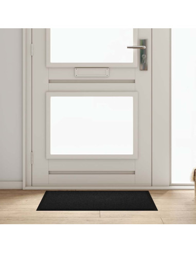 Tappetino Nero 60 x 40 x 1.2 cm Tessuto Teddy