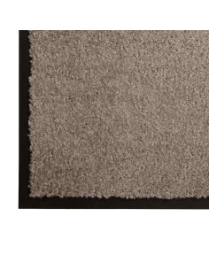 Tappetino Beige 60 x 40 x 1.2 cm Tessuto Teddy