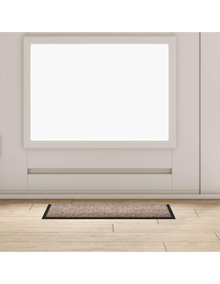 Tappetino Beige 60 x 40 x 1.2 cm Tessuto Teddy