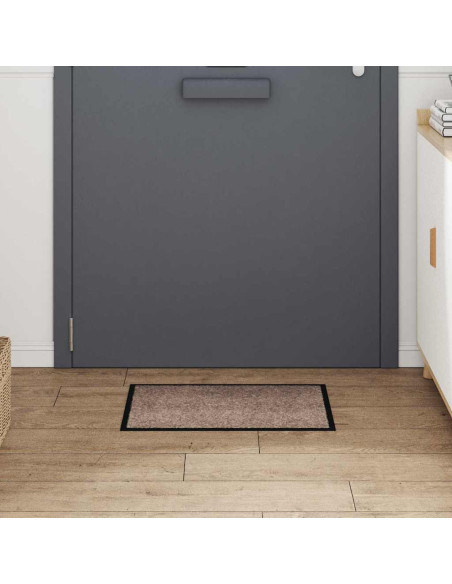 Tappetino Beige 60 x 40 x 1.2 cm Tessuto Teddy