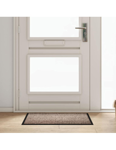 Tappetino Beige 60 x 40 x 1.2 cm Tessuto Teddy