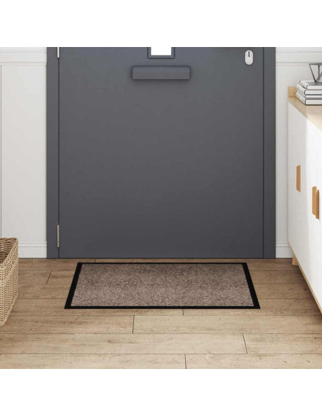 Tappetino Beige 60 x 40 x 1.2 cm Tessuto Teddy