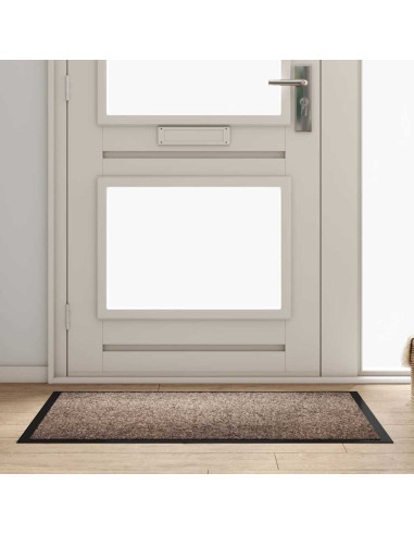 Tappetino Beige 60 x 40 x 1.2 cm Tessuto Teddy