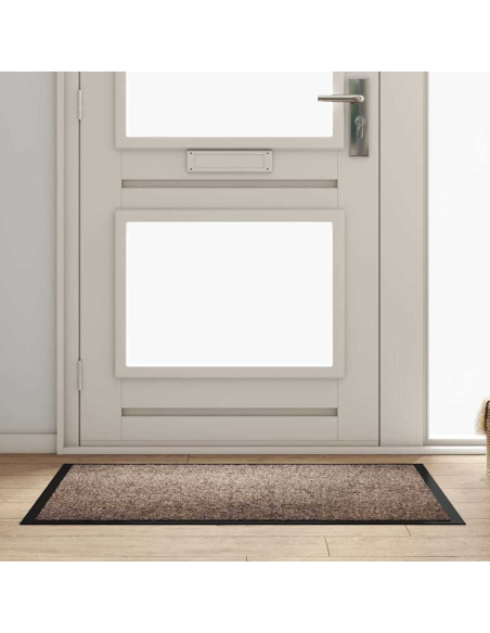 Tappetino Beige 60 x 40 x 1.2 cm Tessuto Teddy