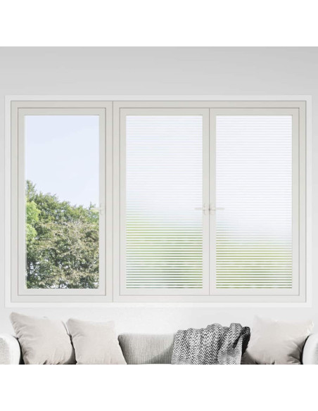 Pellicola per finestra autoadesiva Opaco a strisce 90 x 1000 cm Pellicola per finestra autoadesiva Opaco a strisce 90 x 1000 cm