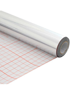 Pellicola a specchio Argento 90 x 1000 cm PET 2