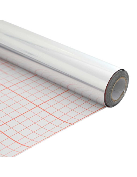 Pellicola a specchio Argento 90 x 1000 cm PET Pellicola a specchio Argento 90 x 1000 cm PET