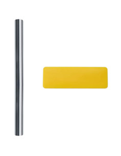 Pellicola per Finestra Solare Riflettente Statica Argento PVC 2