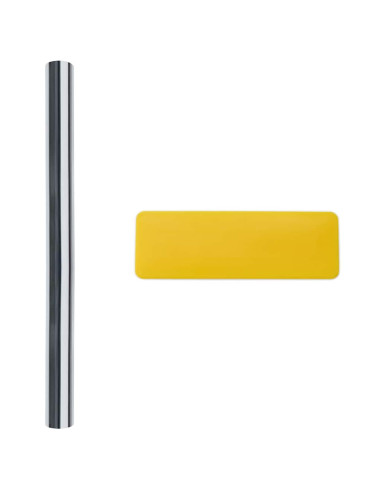 Pellicola per Finestra Solare Riflettente Statica Argento PVC