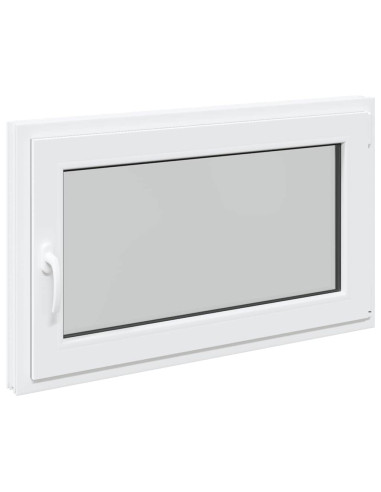 Finestra per cantina "RISOR" 100x60 cm Anta-ribalta DIN Destra Bianca