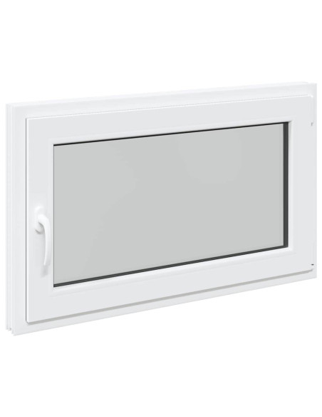 Finestra per cantina "RISOR" 100x60 cm Anta-ribalta DIN Destra Bianca