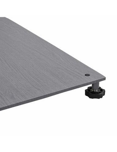 Base per ombrellone Aspetto legno grigio scuro 100 x 100 x 4 cm