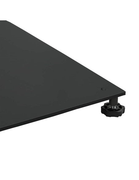 Base per ombrellone Nero 100 x 100 x 4 cm Acciaio Base per ombrellone Nero 100 x 100 x 4 cm Acciaio