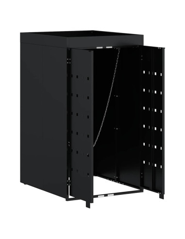 Deposito per bidone con tetto da fioriera per bidone singolo da 240L