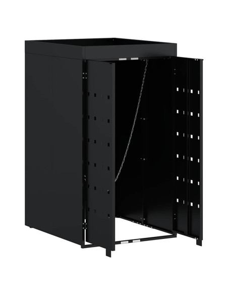 Deposito per bidone con tetto da fioriera per bidone singolo da 240L