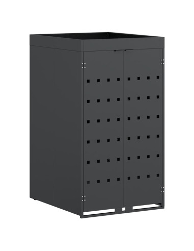 Deposito per bidone con tetto da fioriera per bidone singolo da 240L