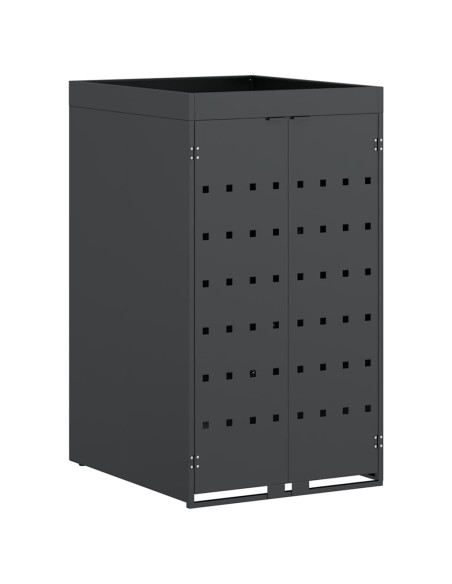 Deposito per bidone con tetto da fioriera per bidone singolo da 240L