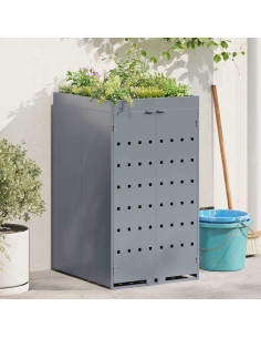 Deposito per bidone con tetto da fioriera per bidone singolo da 240L 2