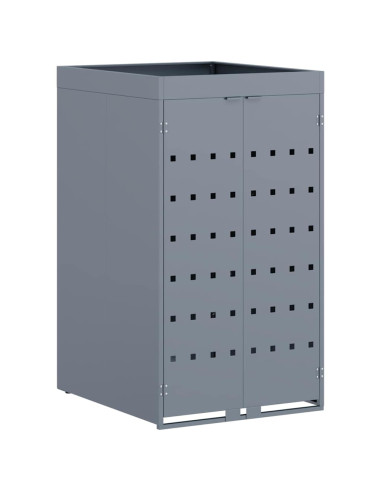 Deposito per bidone con tetto da fioriera per bidone singolo da 240L