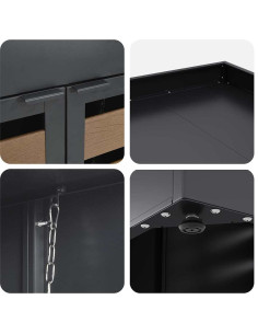 Magazzino per contenitori con tetto per vaso per contenitore da 240L