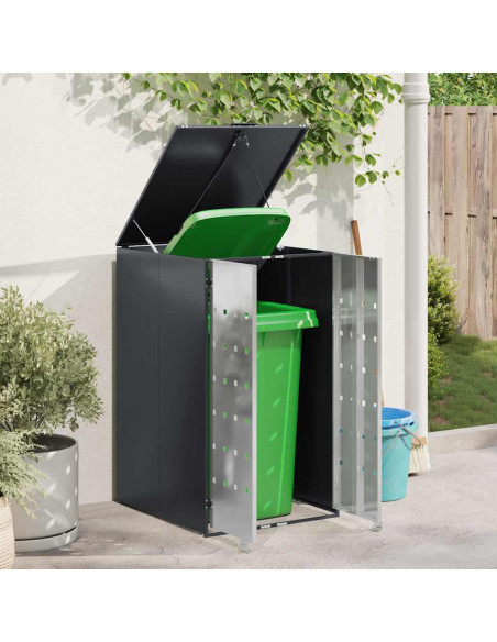 Magazzino per contenitori con coperchio sollevabile a gas per contenitore da 240L