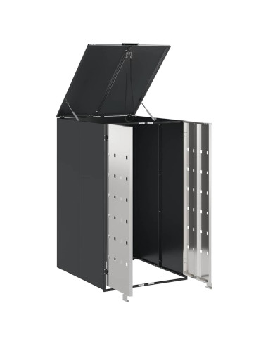 Magazzino per contenitori con coperchio sollevabile a gas per contenitore da 240L