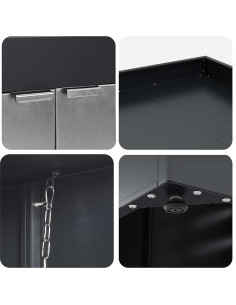 Magazzino per contenitori con tetto per vaso per contenitore da 240L