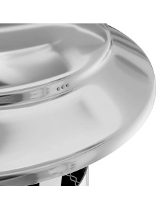 Estensione Camino Argento 25 x 25 x 132 cm Acciaio inossidabile 2