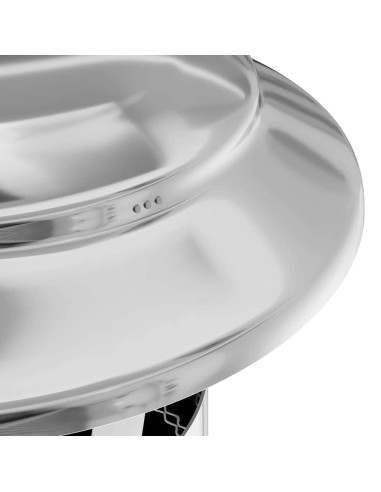 Estensione Camino Argento 25 x 25 x 132 cm Acciaio inossidabile