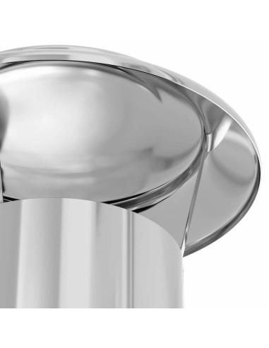 Estensione Camino Argento 25 x 25 x 132 cm Acciaio inossidabile