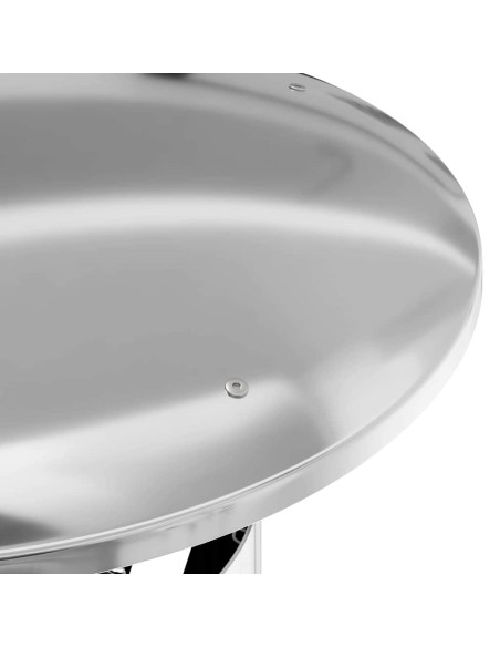 Estensione Camino Argento 35 x 35 x 132 cm Acciaio inossidabile