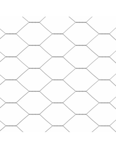 Gabbia per polli Argento 800 x 200 x 198.5 cm Acciaio zincato