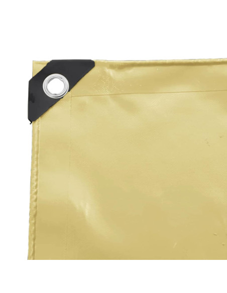 Telo 650g / m² Beige 1,5 x 6 m Tela con rivestimento in PVC