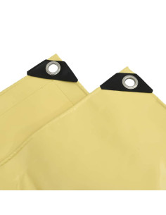 Telo 650g / m² Beige 5 x 6 m Tela con rivestimento in PVC