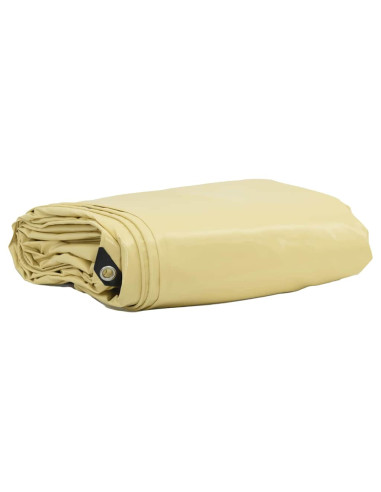 Telo 650g / m² Beige 1,5 x 2 m Tela con rivestimento in PVC
