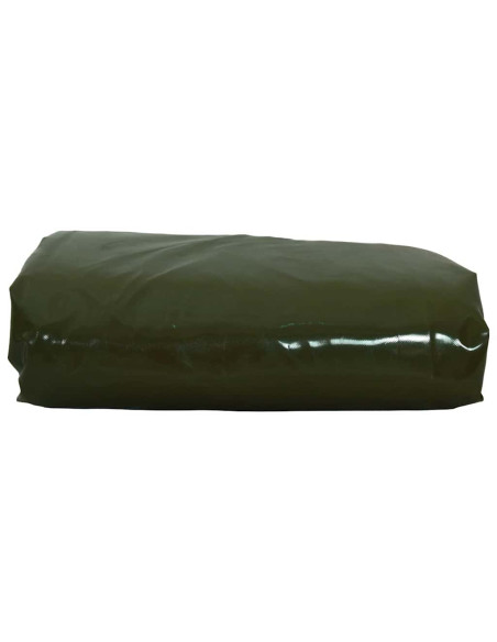 Telo 650g / m² Verde oliva 4 x 5 m Tela con rivestimento in PVC